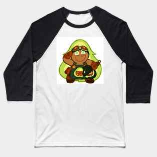 Avocado Cookie Baseball T-Shirt